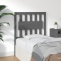 vidaXL Cabecero de cama madera maciza de pino gris 80,5x4x100 cm vidaXL Cabecero de cama madera maciza de pino gris 80,5x4x100 cm