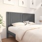 vidaXL Cabecero de cama madera maciza de pino gris 155,5x4x100 cm vidaXL Cabecero de cama madera maciza de pino gris 155,5x4x100 cm