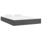 vidaXL Estructura de cama madera maciza gris king size 150x200 cm vidaXL Estructura de cama madera maciza gris king size 150x200 cm