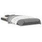 vidaXL Estructura de cama madera maciza pino gris 75x190 cm vidaXL Estructura de cama madera maciza pino gris 75x190 cm