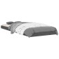 vidaXL Estructura de cama madera maciza pino gris 75x190 cm vidaXL Estructura de cama madera maciza pino gris 75x190 cm