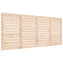 vidaXL Cabecero de cama de pared madera maciza de pino 156x3x91,5 cm