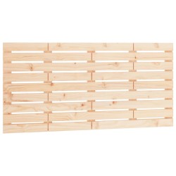 vidaXL Cabecero de cama de pared madera maciza de pino 156x3x63 cm