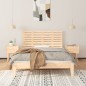 vidaXL Cabecero de cama de pared madera maciza de pino 156x3x63 cm vidaXL Cabecero de cama de pared madera maciza de pino 156x3x63 cm
