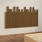 vidaXL Cabecero cama pared madera maciza pino marrón miel 140x3x80 cm vidaXL Cabecero cama pared madera maciza pino marrón miel 140x3x80 cm