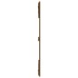 vidaXL Cabecero de cama pared madera maciza marrón miel 159,5x3x110 cm vidaXL Cabecero de cama pared madera maciza marrón miel 159,5x3x110 cm