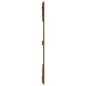 vidaXL Cabecero cama pared madera maciza pino marrón miel 185x3x110 cm vidaXL Cabecero cama pared madera maciza pino marrón miel 185x3x110 cm