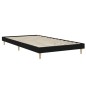 vidaXL Estructura de cama madera contrachapada negra 100x200 cm vidaXL Estructura de cama madera contrachapada negra 100x200 cm