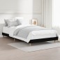 vidaXL Estructura de cama madera contrachapada negra 100x200 cm vidaXL Estructura de cama madera contrachapada negra 100x200 cm