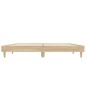 vidaXL Estructura de cama madera contrachapada roble Sonoma 135x190 cm vidaXL Estructura de cama madera contrachapada roble Sonoma 135x190 cm