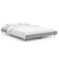 vidaXL Estructura de cama madera contrachapada gris Sonoma 135x190 cm vidaXL Estructura de cama madera contrachapada gris Sonoma 135x190 cm