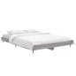 vidaXL Estructura de cama madera contrachapada gris Sonoma 135x190 cm vidaXL Estructura de cama madera contrachapada gris Sonoma 135x190 cm