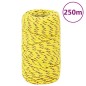 vidaXL Cuerda de barco polipropileno amarillo 2 mm 250 m vidaXL Cuerda de barco polipropileno amarillo 2 mm 250 m