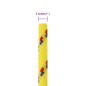 vidaXL Cuerda de barco polipropileno amarillo 5 mm 50 m vidaXL Cuerda de barco polipropileno amarillo 5 mm 50 m
