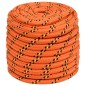 vidaXL Cuerda de barco polipropileno naranja 16 mm 250 m vidaXL Cuerda de barco polipropileno naranja 16 mm 250 m