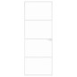 vidaXL Puerta de interior vidrio templado y aluminio blanco 76x201,5cm vidaXL Puerta de interior vidrio templado y aluminio blanco 76x201,5cm