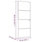 vidaXL Puerta de interior vidrio templado y aluminio blanco 76x201,5cm vidaXL Puerta de interior vidrio templado y aluminio blanco 76x201,5cm