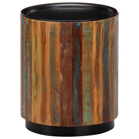 vidaXL Mesa de centro madera maciza reciclada 38x45 cm
