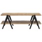 vidaXL Mesa de centro madera maciza reciclada 115x60x40 cm vidaXL Mesa de centro madera maciza reciclada 115x60x40 cm