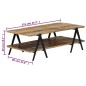 vidaXL Mesa de centro madera maciza reciclada 115x60x40 cm vidaXL Mesa de centro madera maciza reciclada 115x60x40 cm