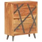 vidaXL Aparador de madera maciza de acacia 60x30x75 cm 