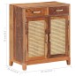 vidaXL Aparador de madera maciza reciclada 65x35x75 cm vidaXL Aparador de madera maciza reciclada 65x35x75 cm