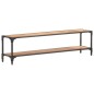 vidaXL Mueble de TV 150x30x40 cm madera maciza de acacia 