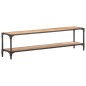 vidaXL Mueble de TV 150x30x40 cm madera maciza de acacia 