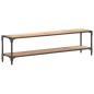vidaXL Mueble de TV 150x30x40 cm madera maciza de acacia 
