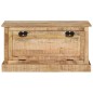 vidaXL Banco zapatero madera de mango maciza 85x40x45 cm vidaXL Banco zapatero madera de mango maciza 85x40x45 cm