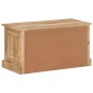 vidaXL Banco zapatero madera de mango maciza 85x40x45 cm vidaXL Banco zapatero madera de mango maciza 85x40x45 cm