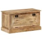 vidaXL Banco zapatero madera de mango maciza 85x40x45 cm vidaXL Banco zapatero madera de mango maciza 85x40x45 cm