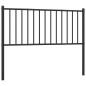 vidaXL Cabecero de metal negro 107 cm vidaXL Cabecero de metal negro 107 cm