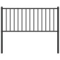 vidaXL Cabecero de metal negro 107 cm vidaXL Cabecero de metal negro 107 cm