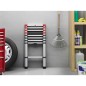 Hailo Escalera telescópica FlexLine 260 264 cm aluminio 7113-091 Hailo Escalera telescópica FlexLine 260 264 cm aluminio 7113-091