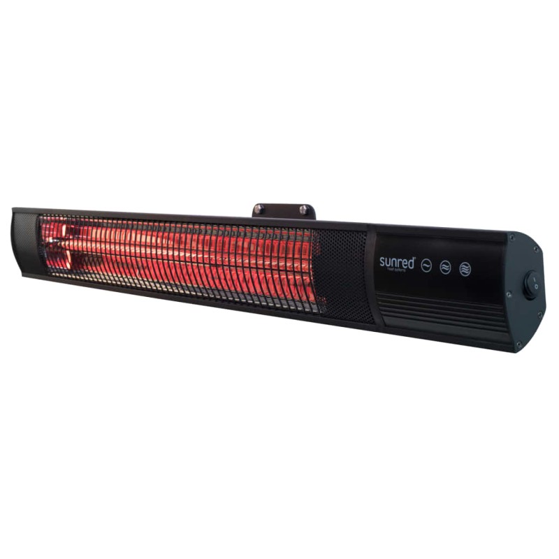 Sunred Calefactor de pared Royal Diamond Dark 2500 W rosa oro negro