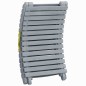 vidaXL Tumbona con cojín madera maciza de acacia gris vidaXL Tumbona con cojín madera maciza de acacia gris