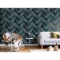 DUTCH WALLCOVERINGS Papel de pared Palm azul petróleo DUTCH WALLCOVERINGS Papel de pared Palm azul petróleo