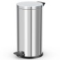 Hailo Papelera pedal Solid acero inox cubo interior galvanizado L 18L Hailo Papelera pedal Solid acero inox cubo interior galvanizado L 18L