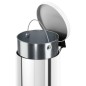 Hailo Papelera pedal Solid acero inox cubo interior galvanizado L 18L Hailo Papelera pedal Solid acero inox cubo interior galvanizado L 18L