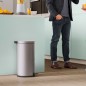Hailo Papelera pedal Solid acero inox cubo interior galvanizado L 18L Hailo Papelera pedal Solid acero inox cubo interior galvanizado L 18L