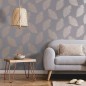 DUTCH WALLCOVERINGS Papel pintado Fawning Feather gris y oro rosa DUTCH WALLCOVERINGS Papel pintado Fawning Feather gris y oro rosa