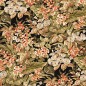 DUTCH WALLCOVERINGS Papel de pared Floral negro