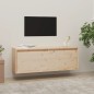 vidaXL Armario de pared de madera maciza de pino 100x30x35 cm