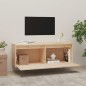 vidaXL Armario de pared de madera maciza de pino 100x30x35 cm