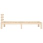 vidaXL Estructura de cama madera maciza 100x200 cm
