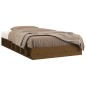 vidaXL Estructura cama individual madera maciza marrón miel 75x190 cm vidaXL Estructura cama individual madera maciza marrón miel 75x190 cm