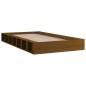 vidaXL Estructura cama individual madera maciza marrón miel 75x190 cm vidaXL Estructura cama individual madera maciza marrón miel 75x190 cm