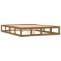 vidaXL Estructura de cama doble madera maciza marrón miel 135x190 cm vidaXL Estructura de cama doble madera maciza marrón miel 135x190 cm