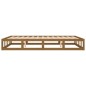 vidaXL Estructura de cama doble madera maciza marrón miel 135x190 cm vidaXL Estructura de cama doble madera maciza marrón miel 135x190 cm